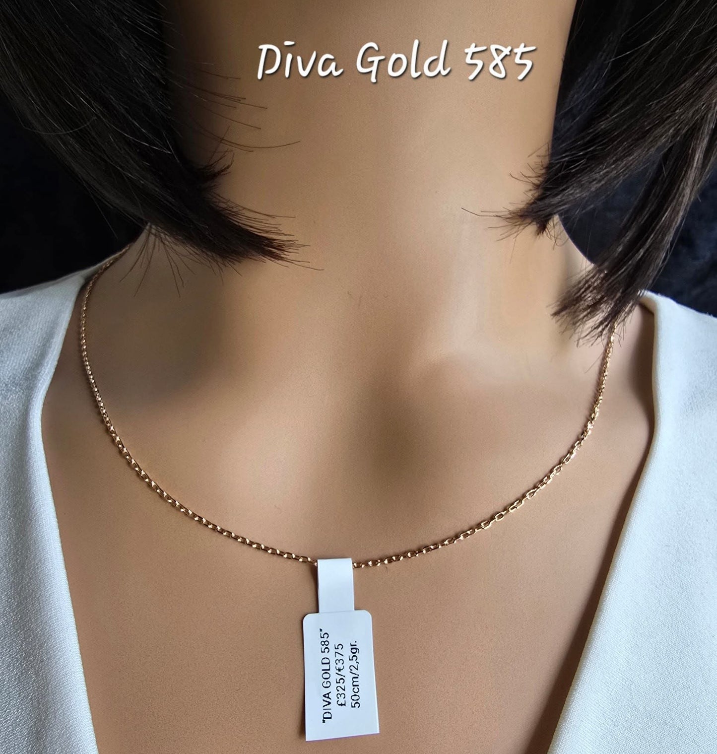 585 Gold chain 50cm. 2.5gr