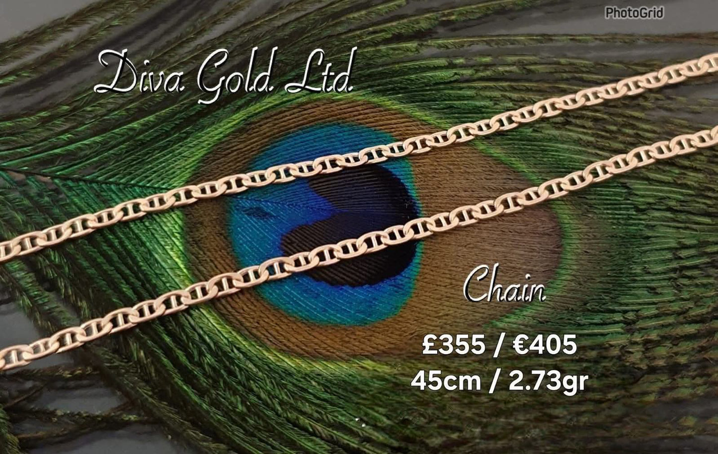 45cm Gold chain 585, 2.73gr