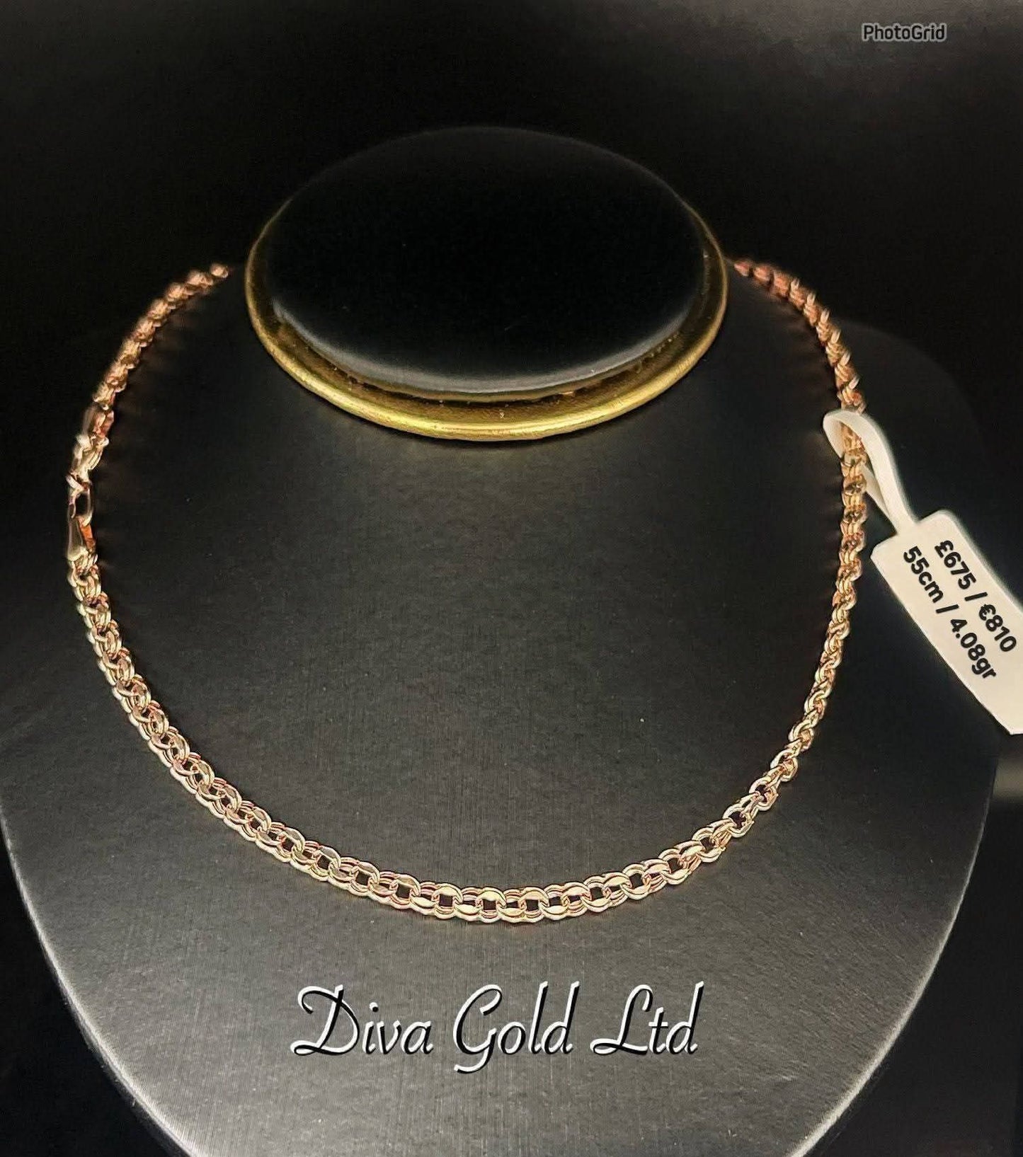 585 Gold chain 55cm. 4.08gr