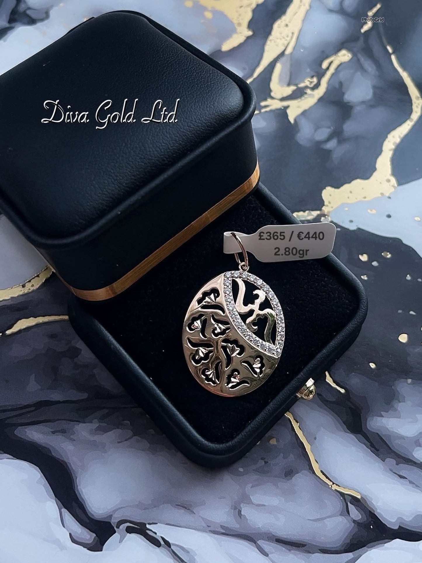 585 Gold pendant. 2.80gr