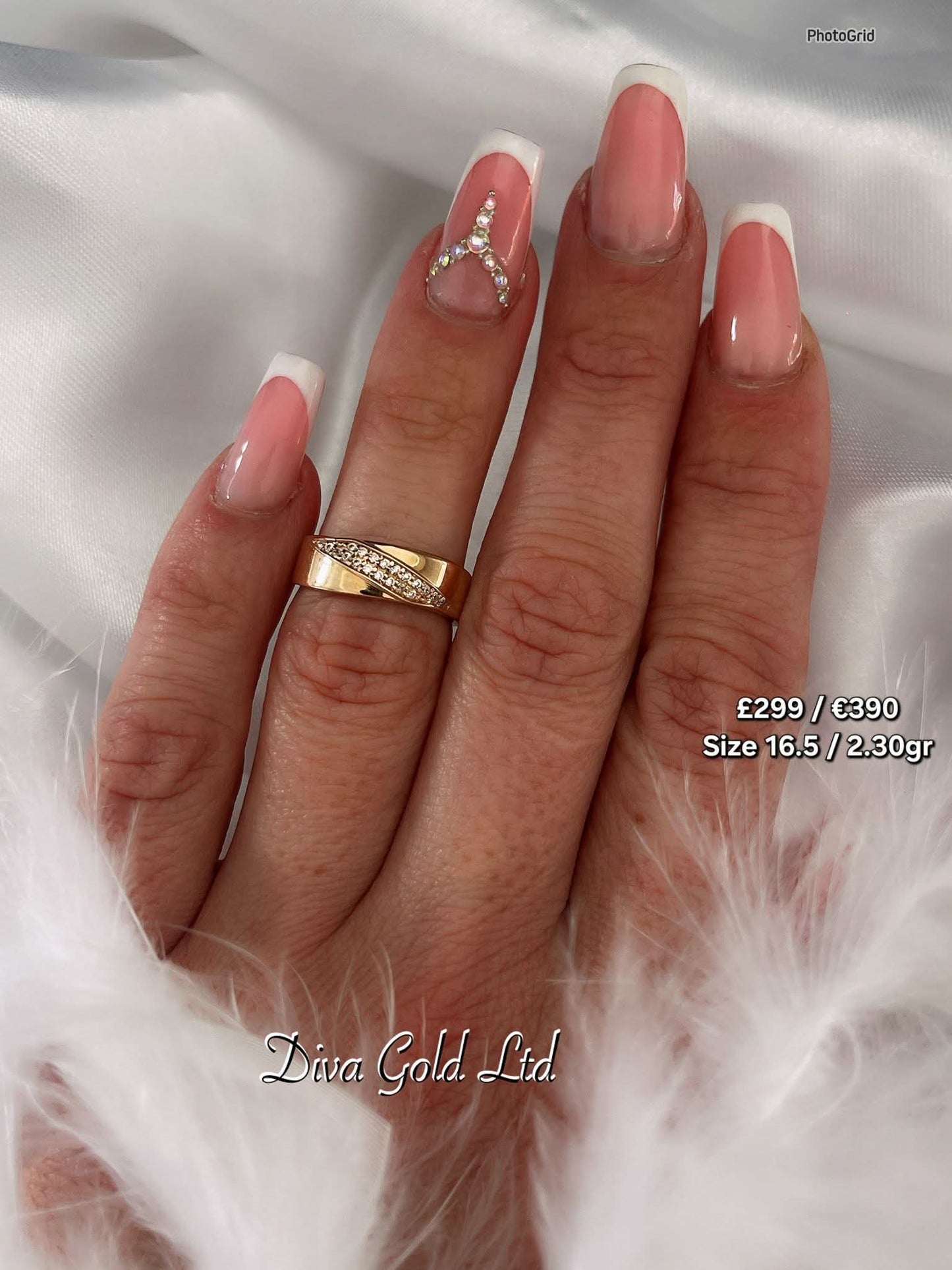 585 Gold women ring. Size 16.5