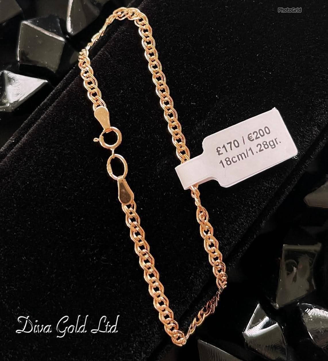 18cm Gold bracelet 585