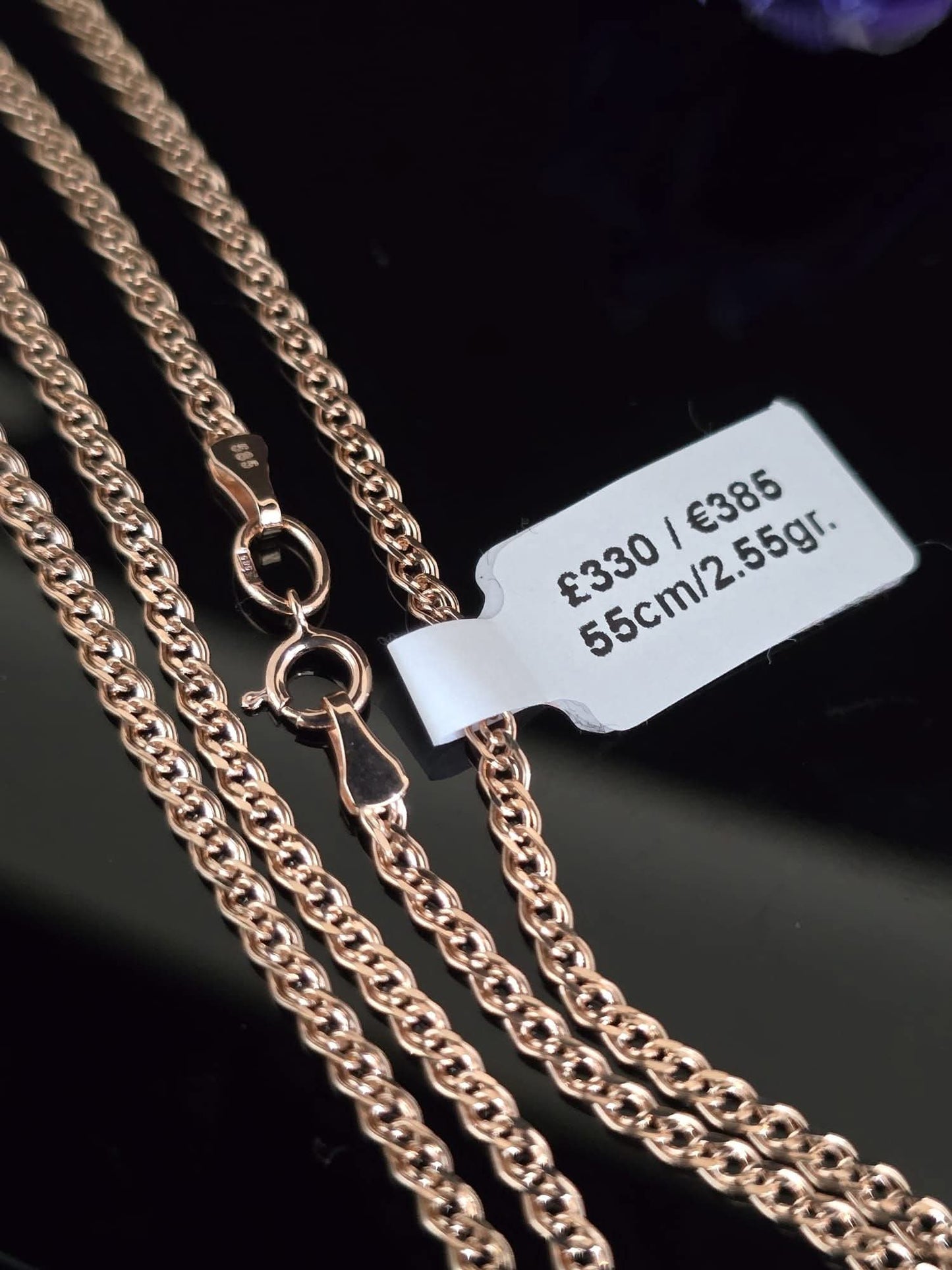 55cm Gold chain 585, Mona Liza, 2.55gr