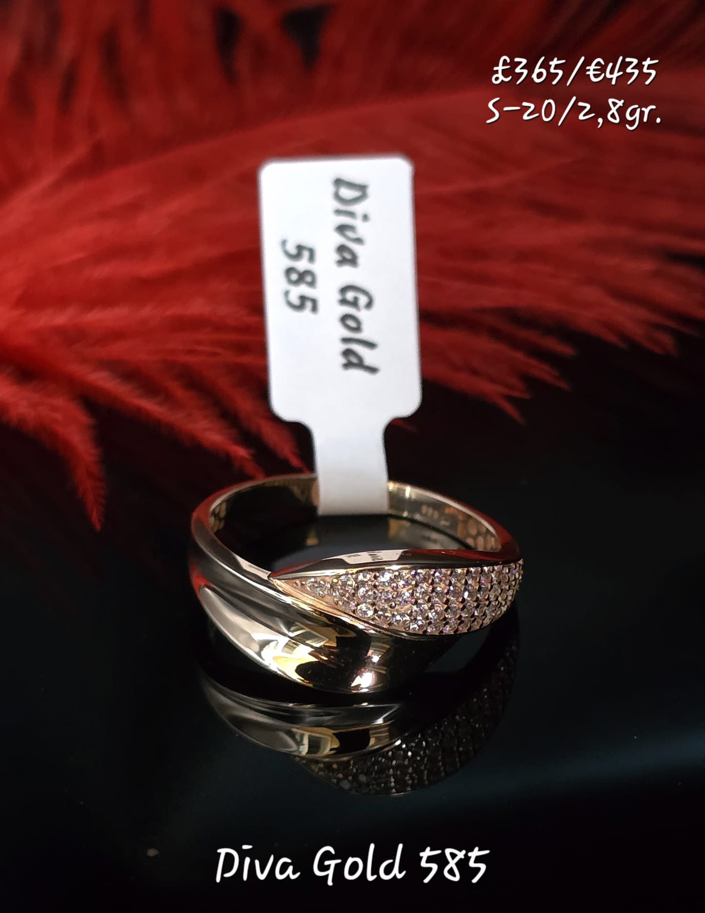 585 Gold ring. Size 20