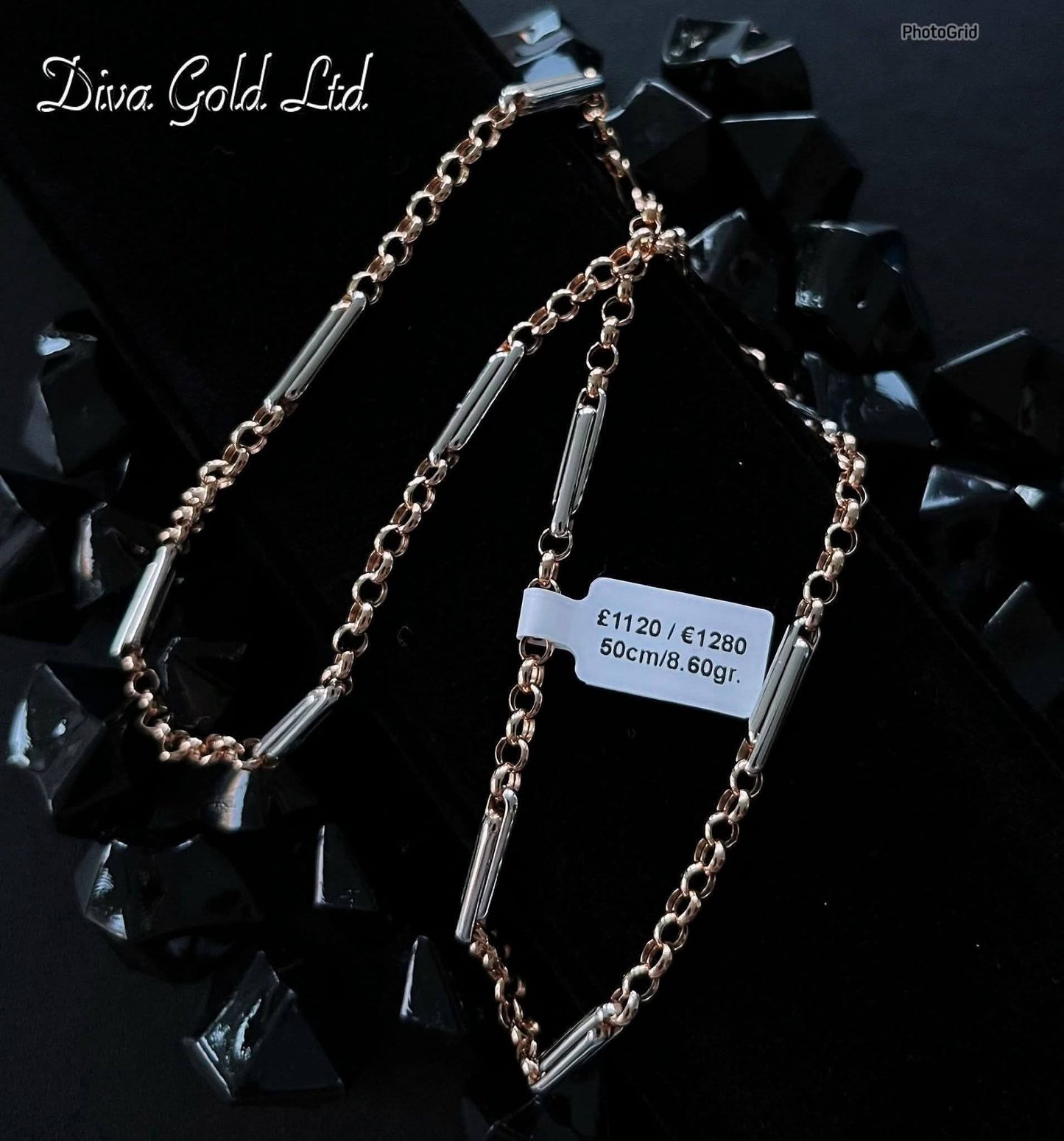 50cm Gold chain 585, 8.60gr