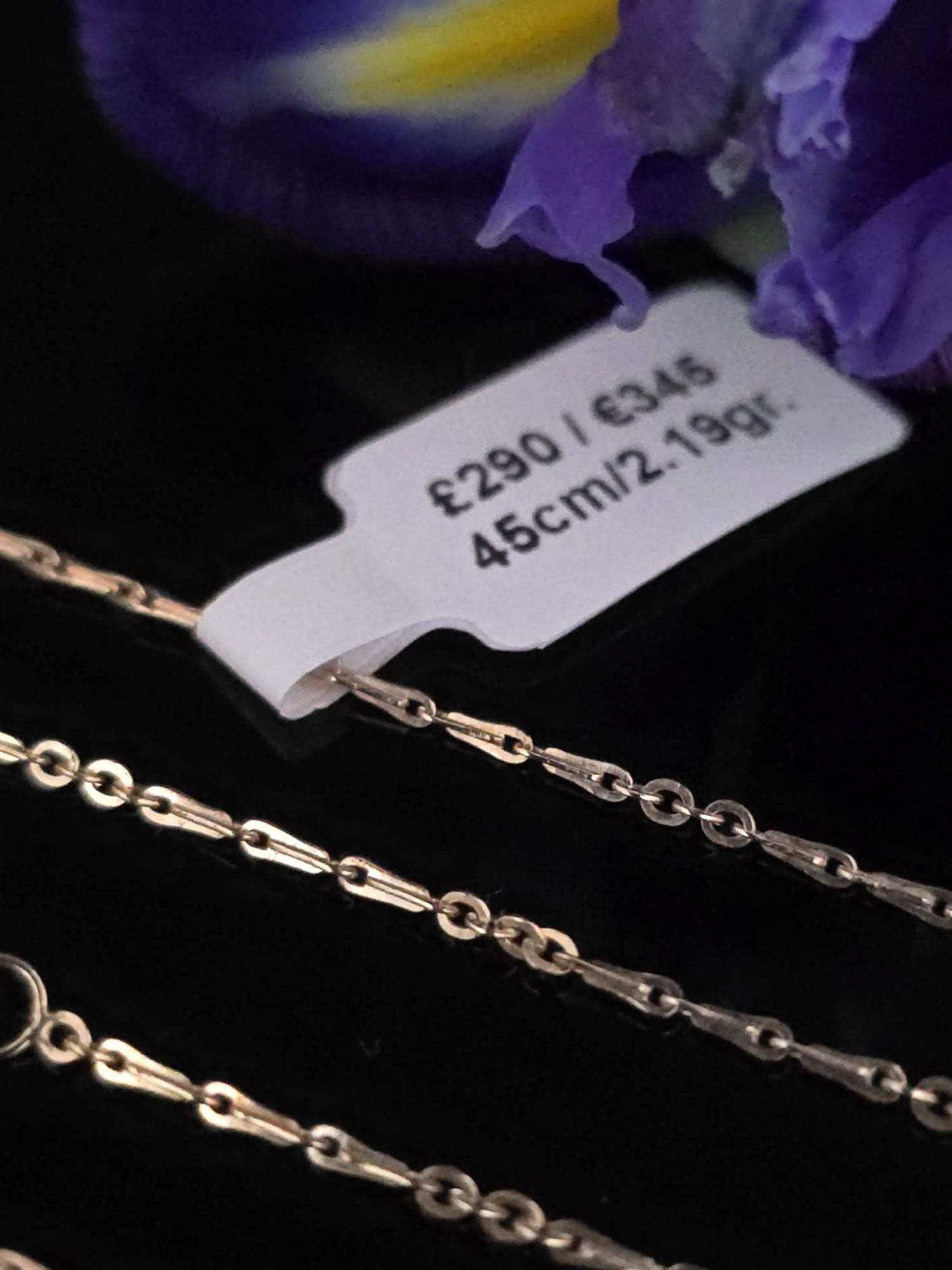 585 Gold chain 45cm. 2.19gr
