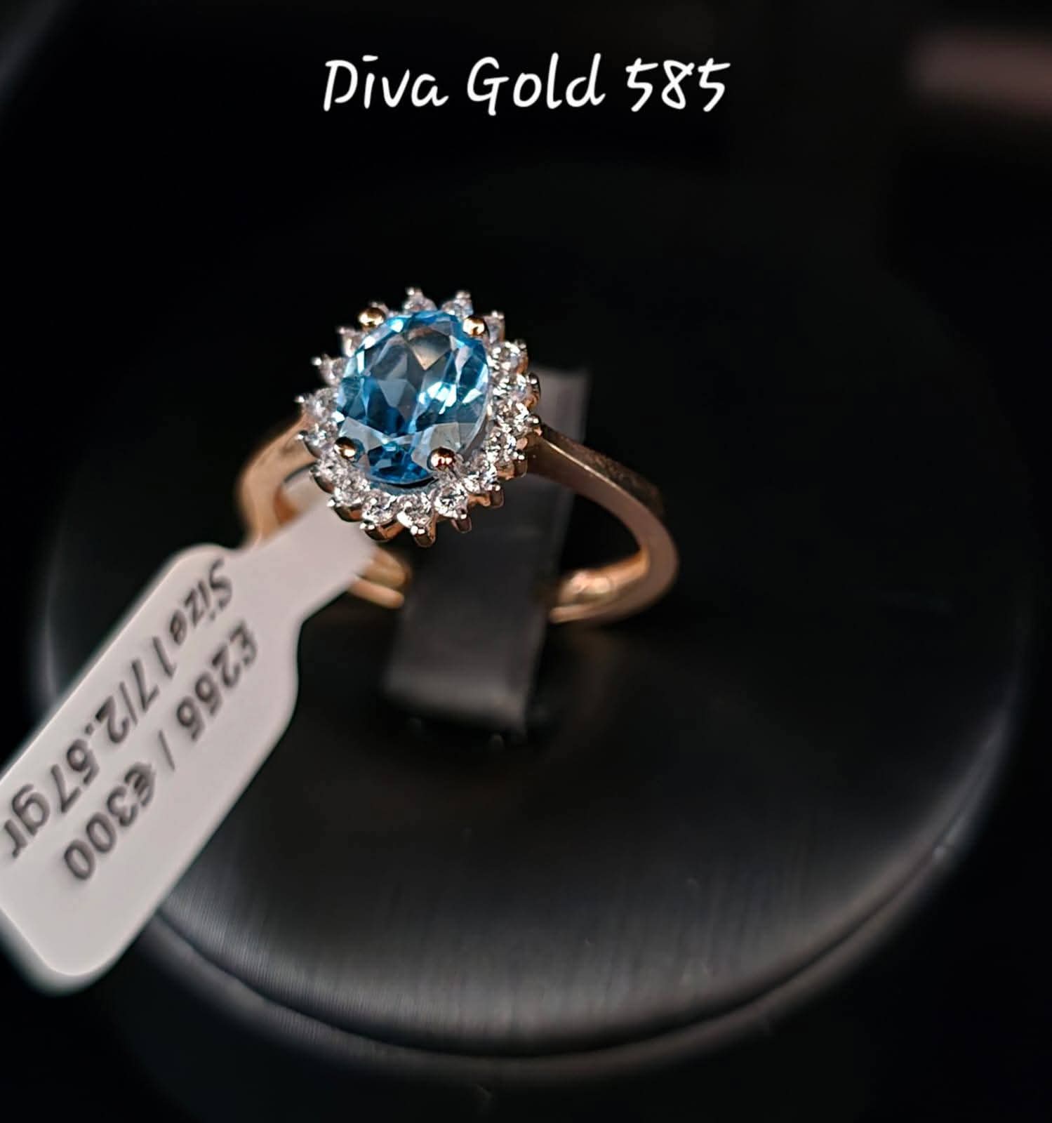 Gold 585 rings size 17