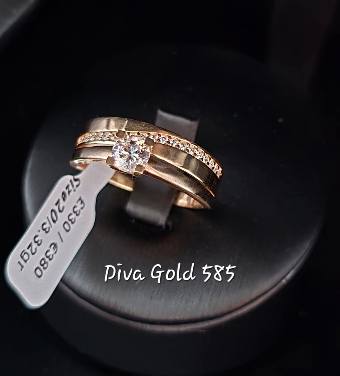 Gold 585 Rings Size 20