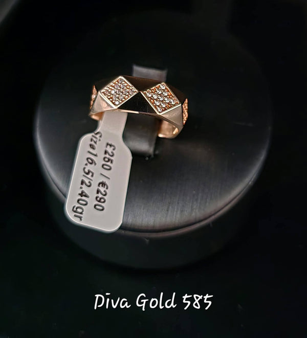 Gold 585 rings size 16.5