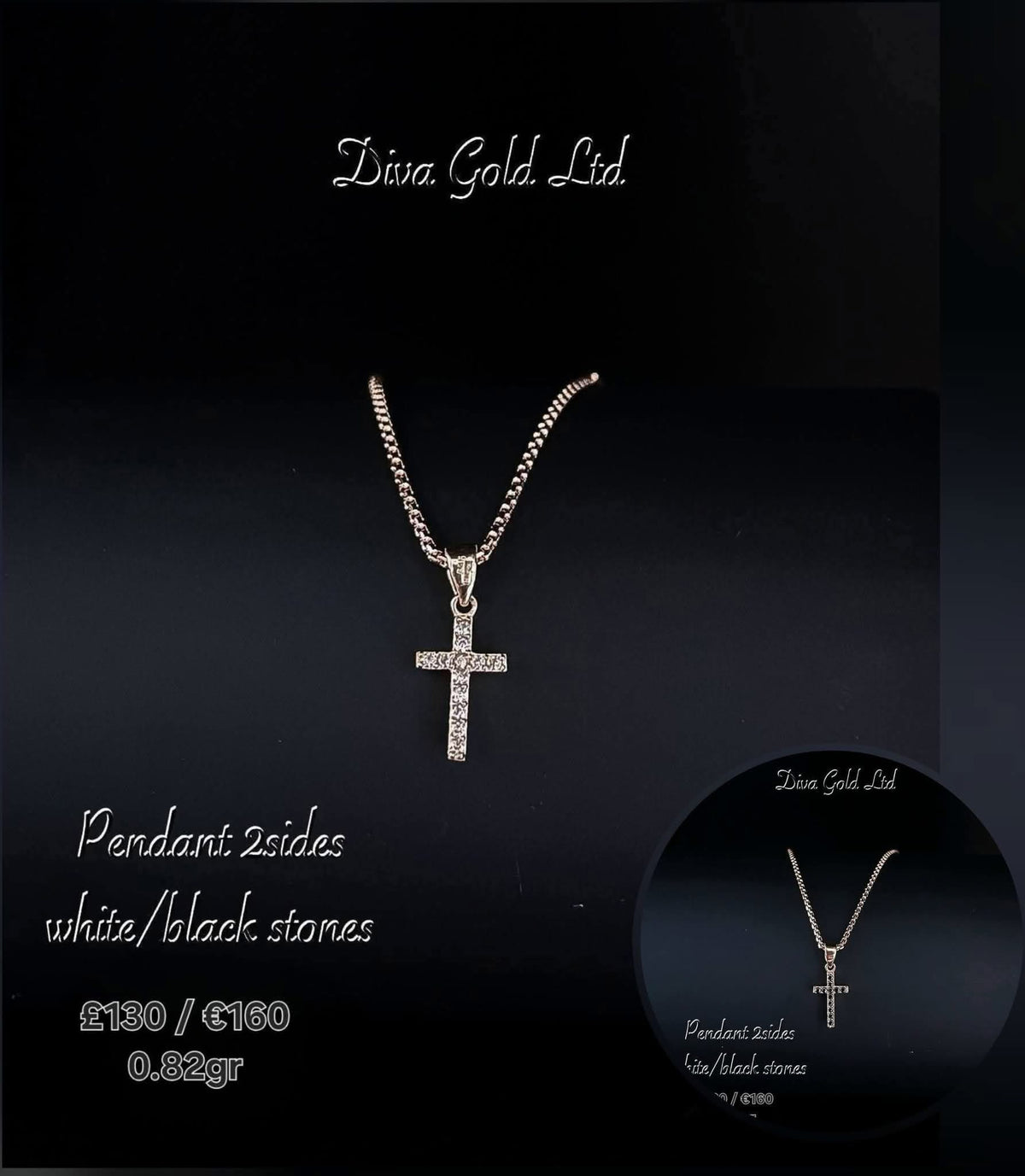 Cross Pendant Gold 585, 0.82gr