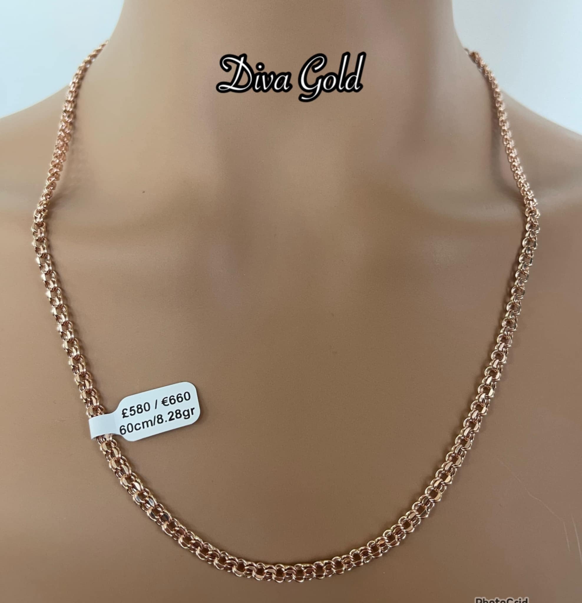 Set Golden chain and pendant