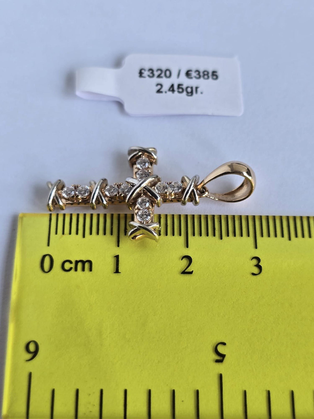 Cross Pendant Gold 585, 2.45gr