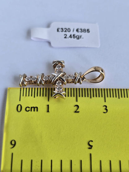 Cross Pendant Gold 585, 2.45gr