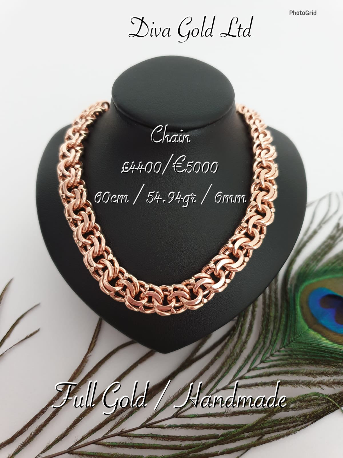 Hand Made / Full Gold Bismark Chain