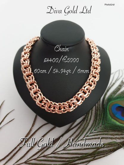 Hand Made / Full Gold Bismark Chain
