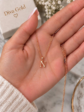 585 Gold Letter N