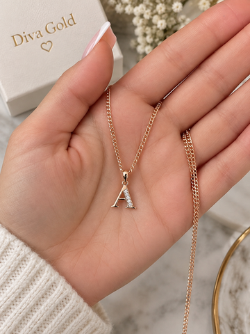 585 Gold Letter A