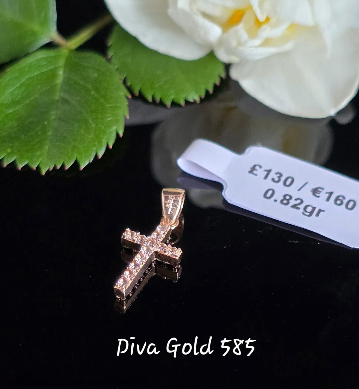 Cross Pendant Gold 585, 0.82gr