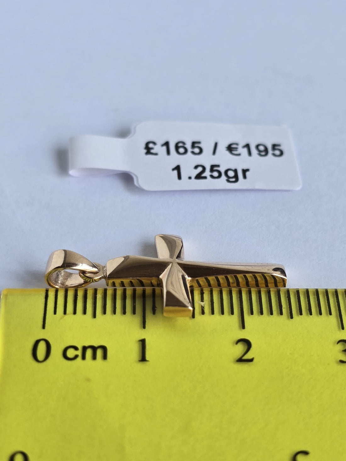 Cross Pendant Gold 585, 1.25gr