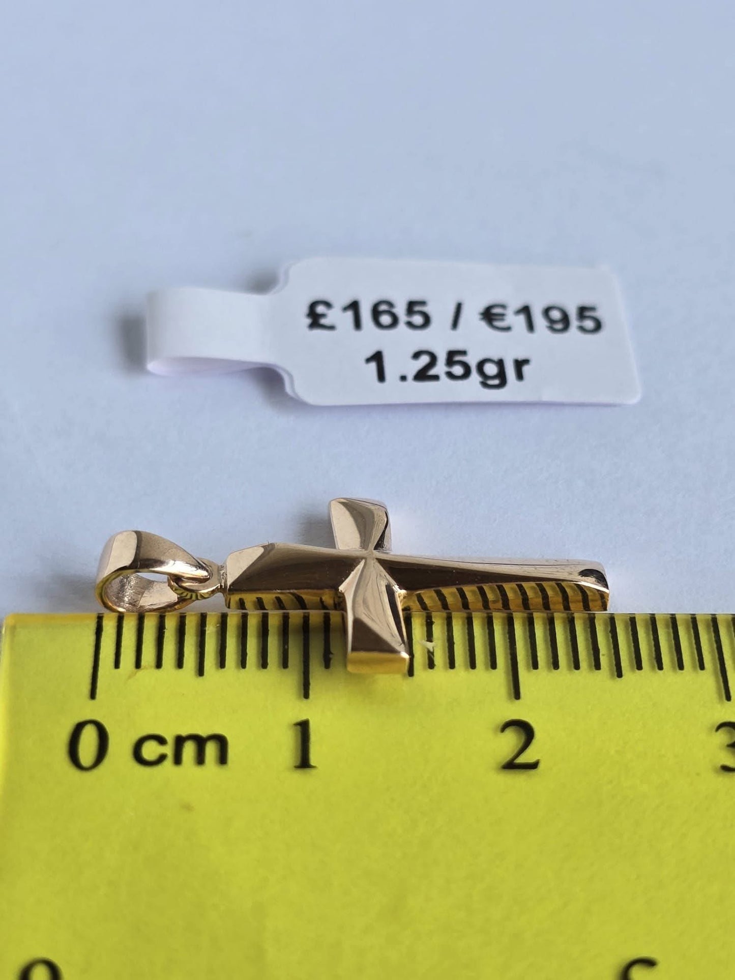 Cross Pendant Gold 585, 1.25gr