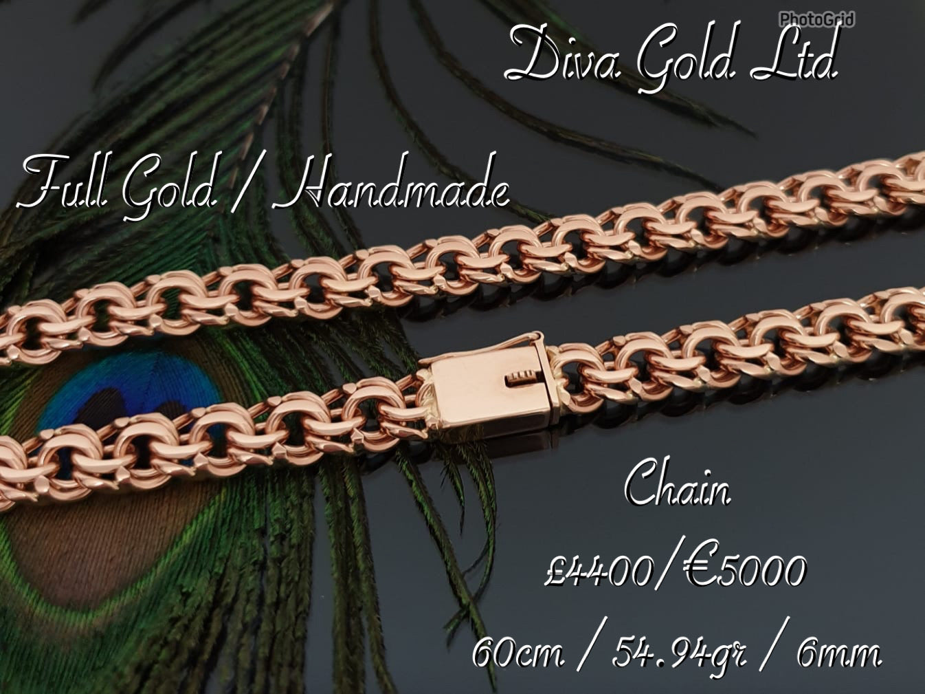 Hand Made / Full Gold Bismark Chain