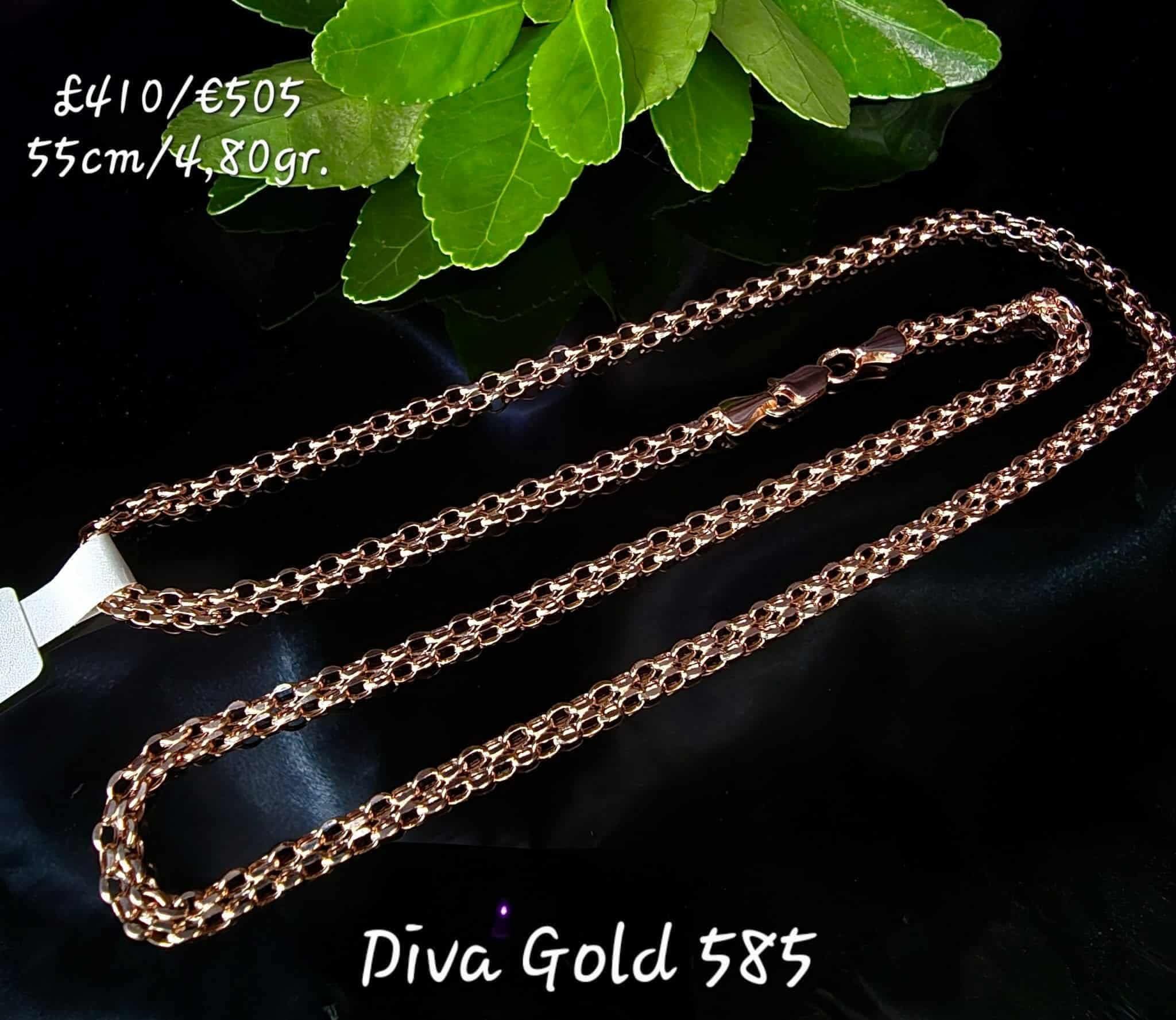 Chain 4.80gr + Pendant Cross Set
