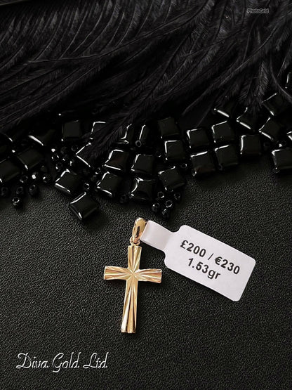 Cross Pendant Gold 585, 1.53gr