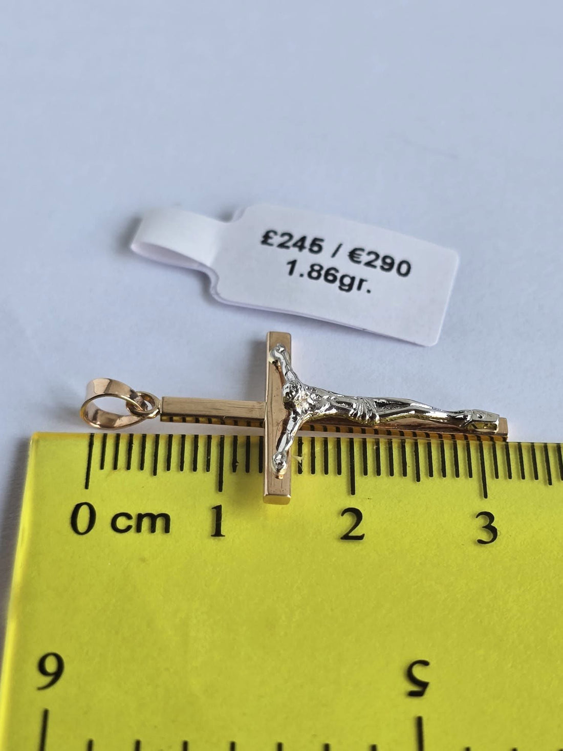 Cross Pendant Gold 585, 1.86gr