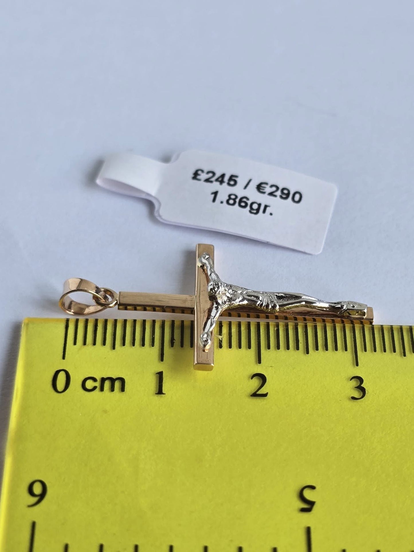 Cross Pendant Gold 585, 1.86gr