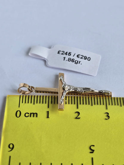 Cross Pendant Gold 585, 1.86gr