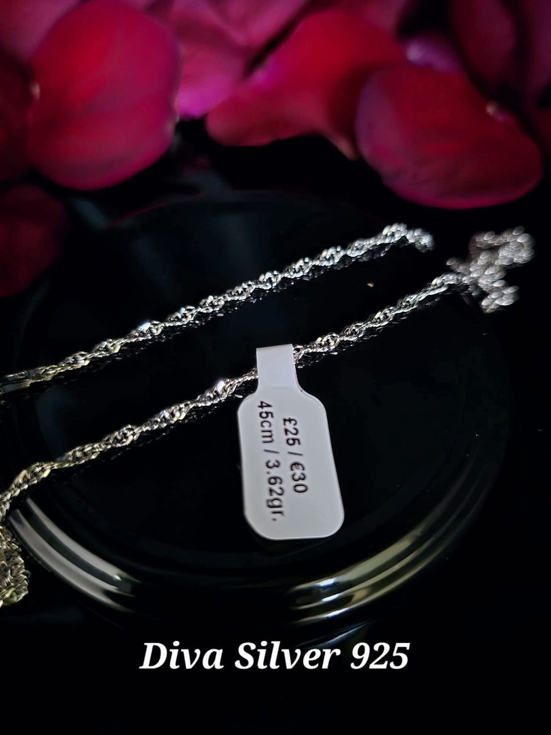 925 Sterling Silver Chain – 45cm – 3.62g