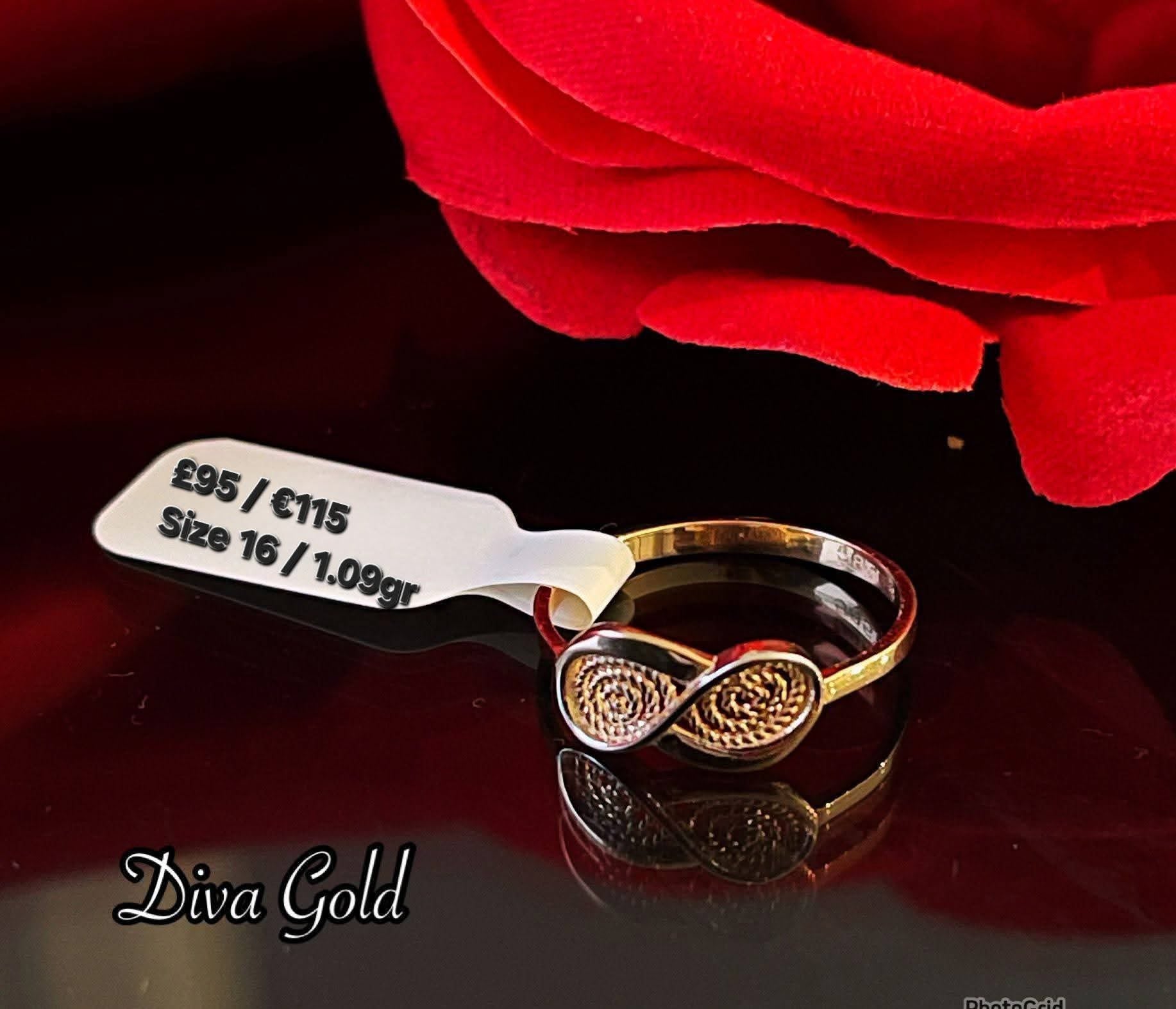 Ring Infinity Love size 16mm