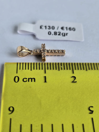 Cross Pendant Gold 585, 0.82gr