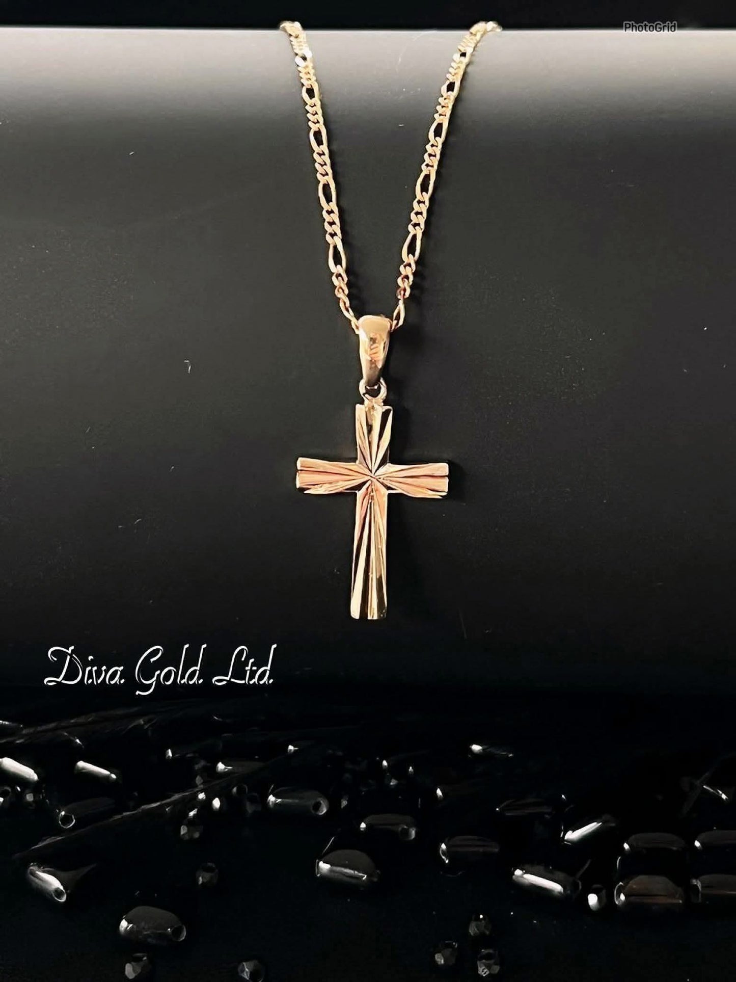 Cross Pendant Gold 585, 1.53gr