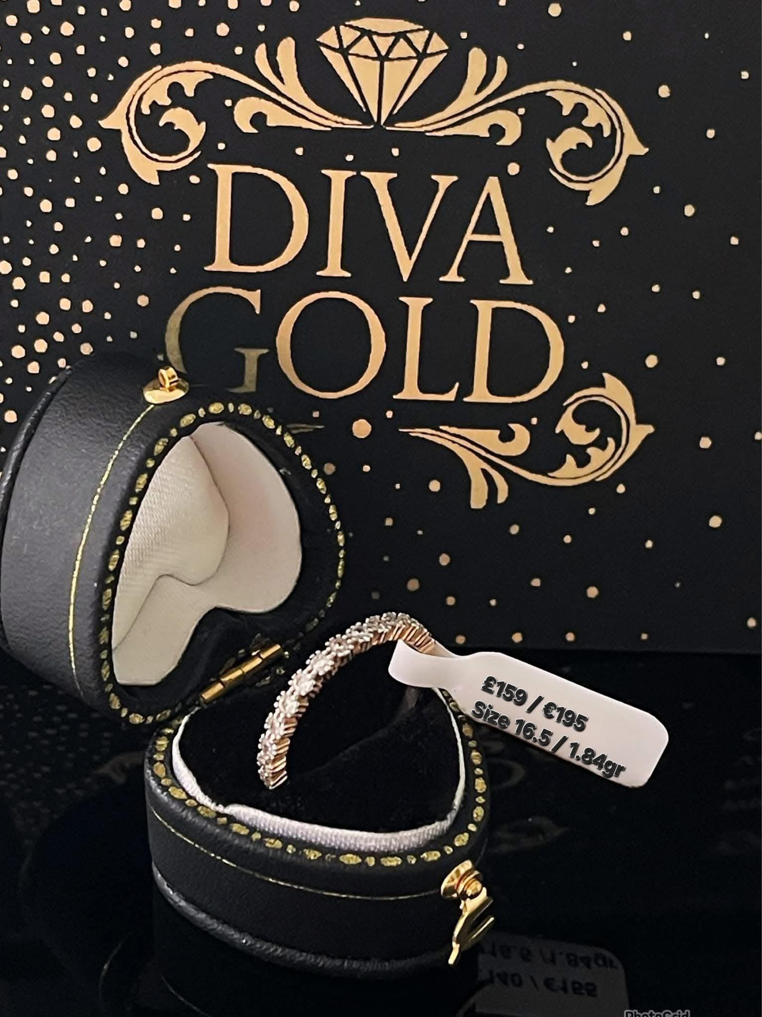 Ring With Zirconium stones size 16.5