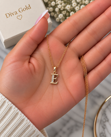 585 Gold Letter E