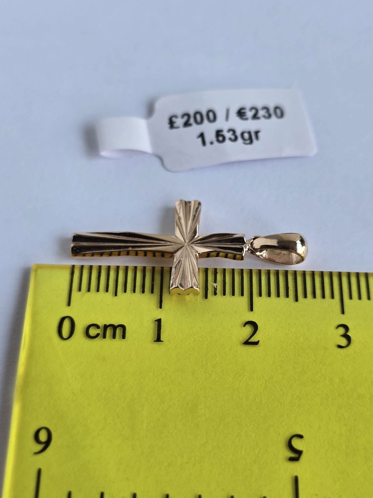 Cross Pendant Gold 585, 1.53gr