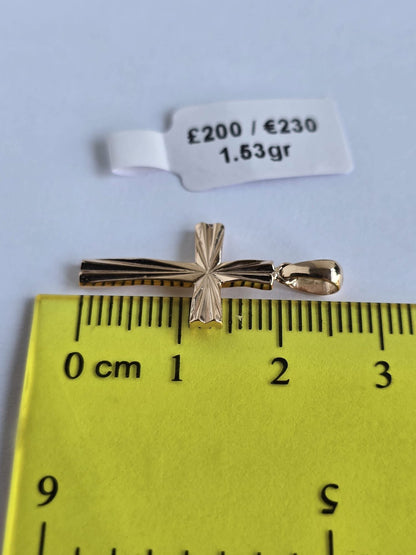 Cross Pendant Gold 585, 1.53gr