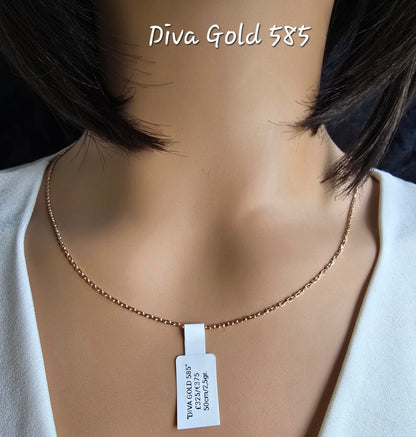 585 Gold chain 50cm. 2.5gr