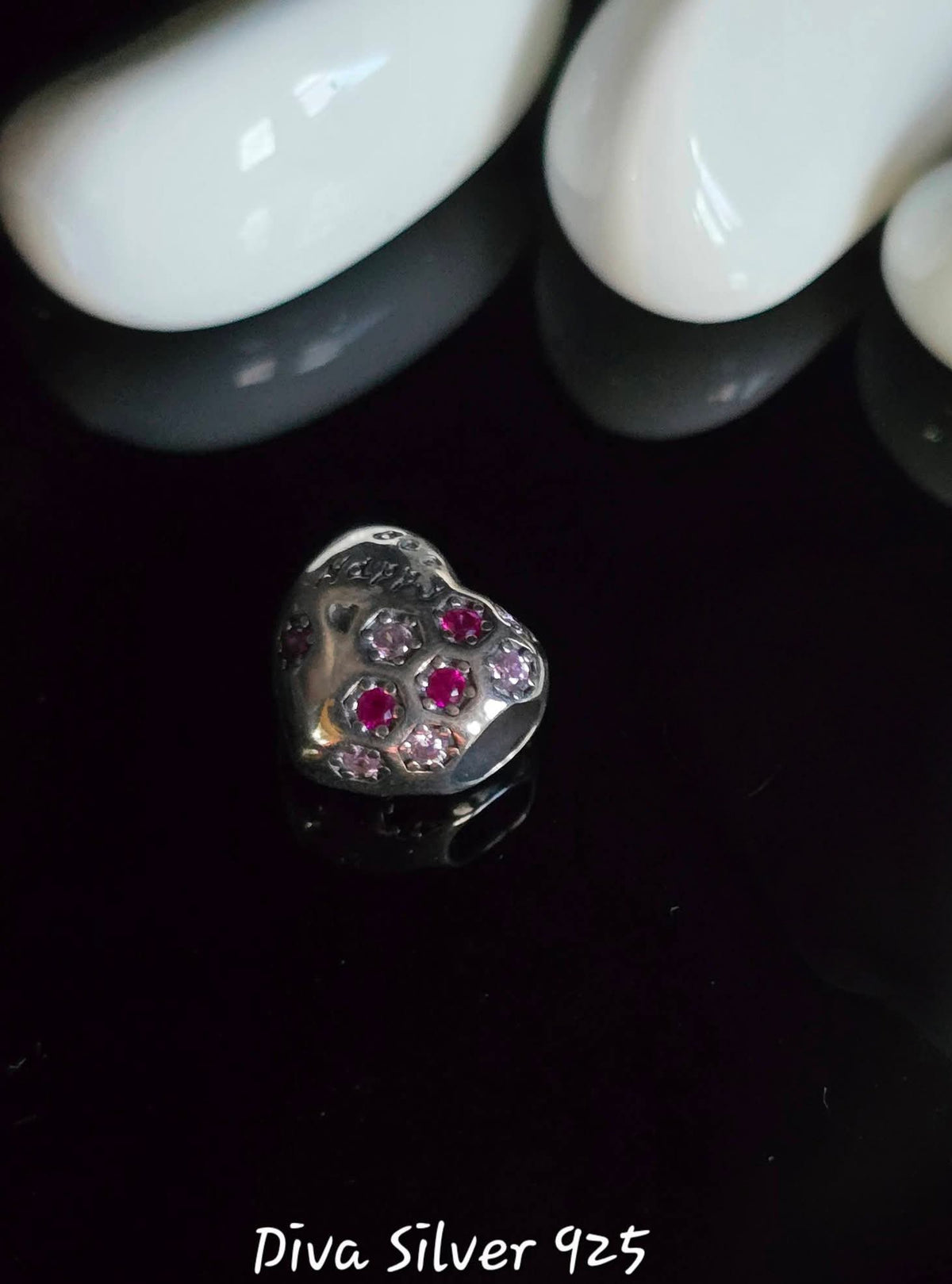 925 Sterling Heart Charm