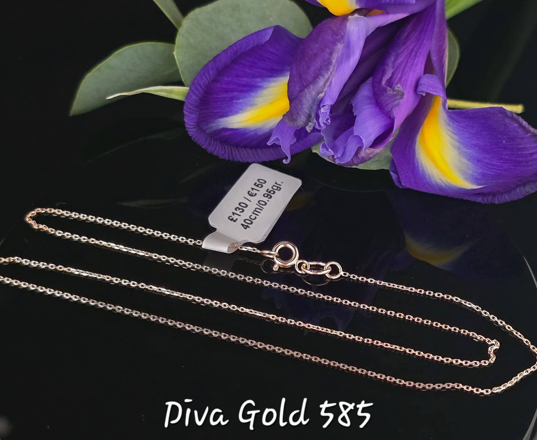 40cm Gold chain 585, 0.95gr