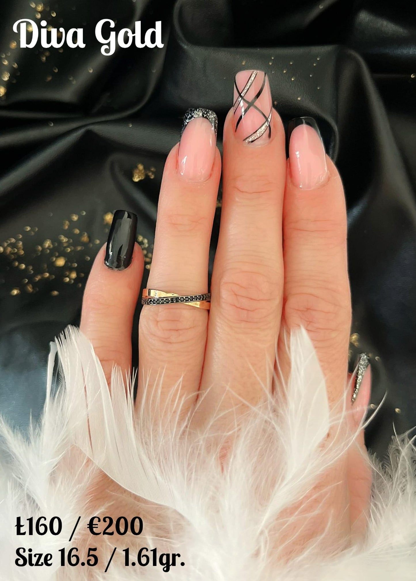 Gold ring. Size 16.5