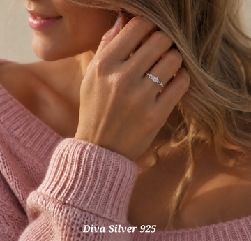 Sterling Silver Crown Style Ring