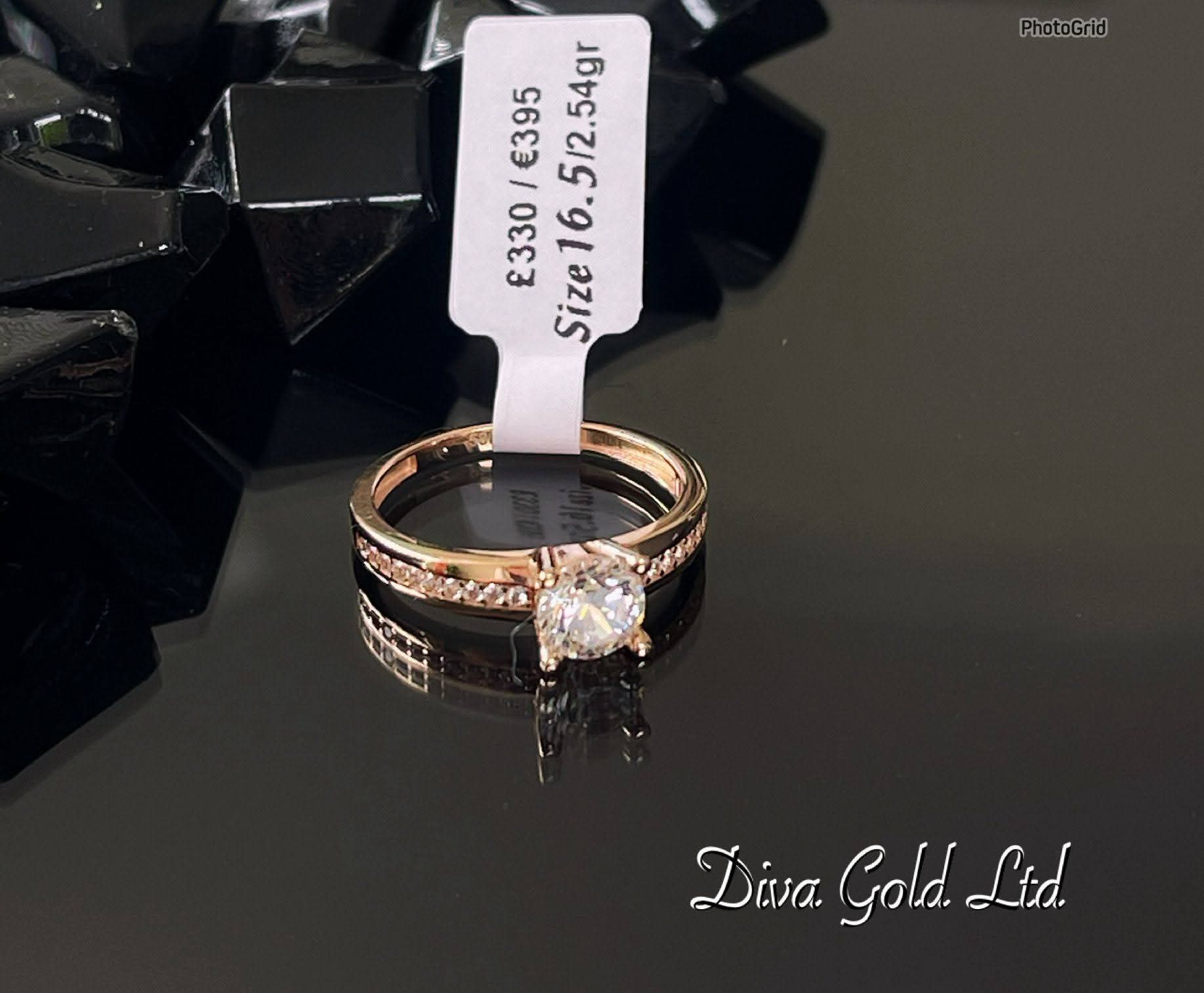 585 Gold women ring. Size 16.5