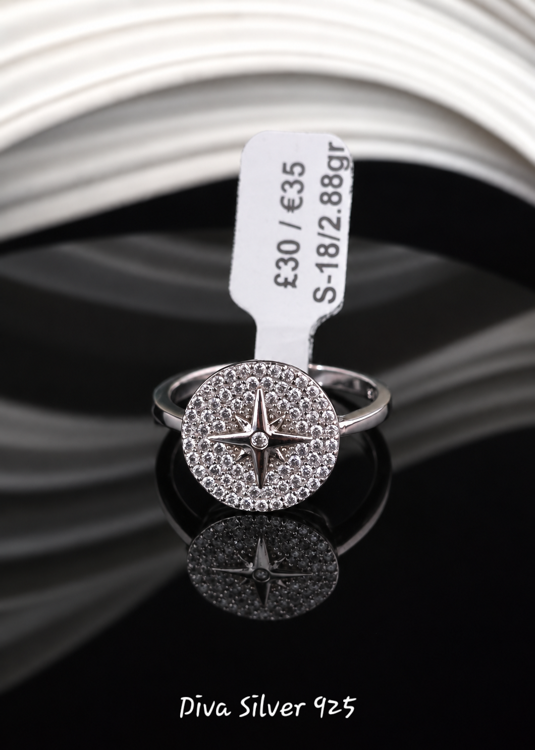 Sterling Silver Star Ring