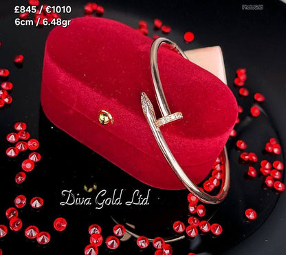 6cm Gold bracelet 585
