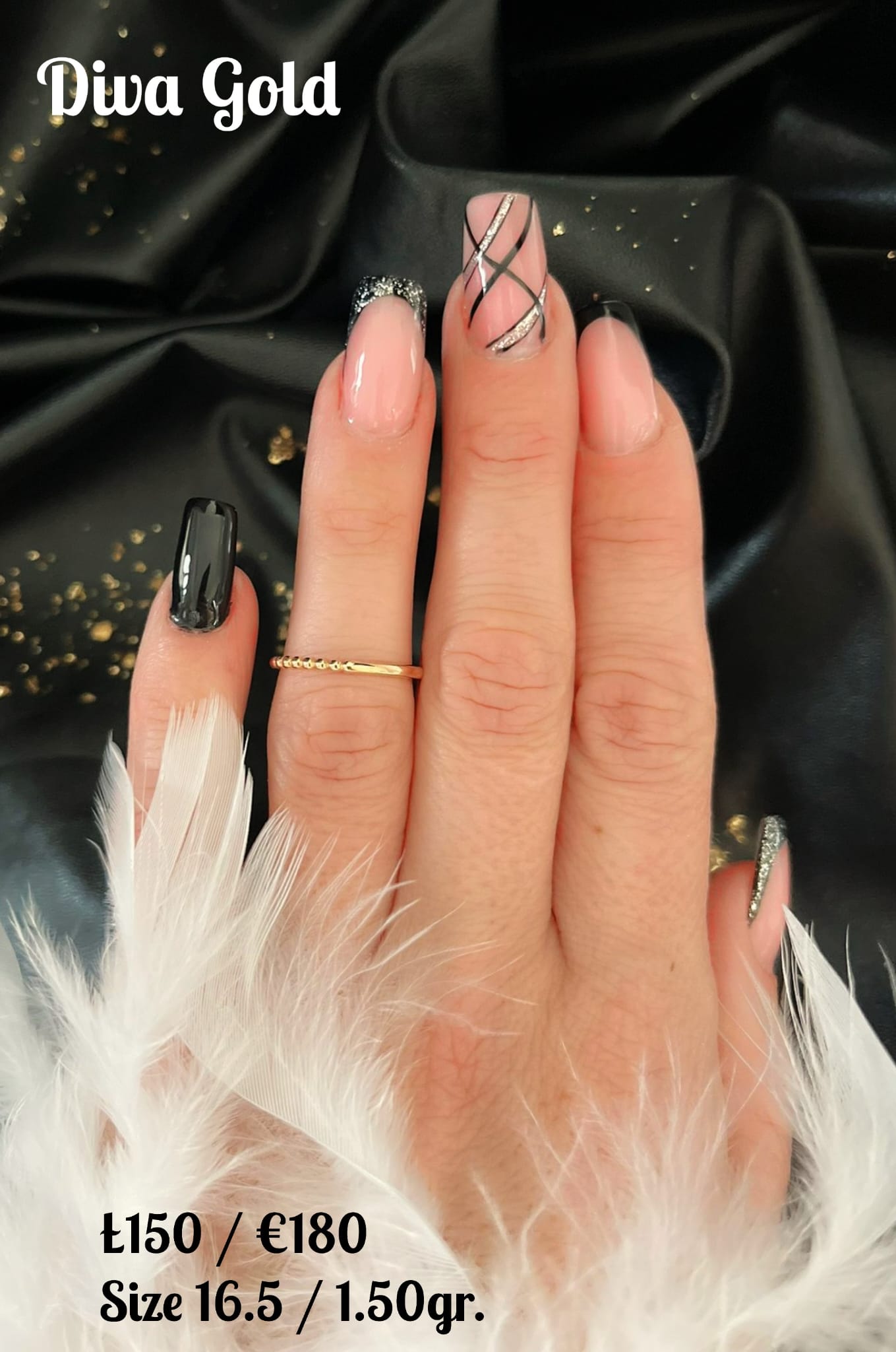 Gold ring. Size 16.5