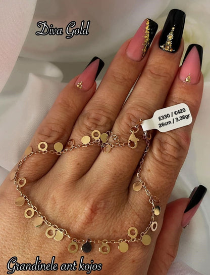 Ankle bracelet. 26cm