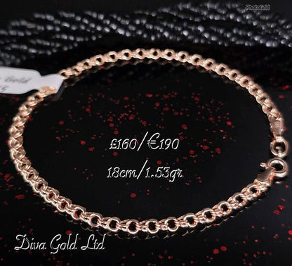 Gold bracelet. 18cm