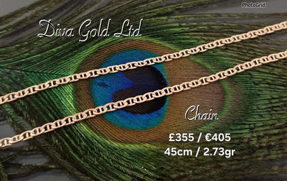 45cm Gold chain 585, 2.73gr